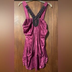 Maurice’s tank top beaded neck dressy shirt plus size 1X
